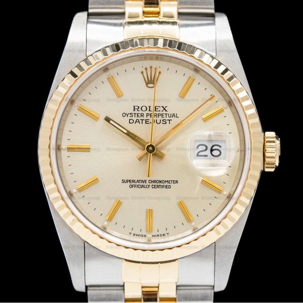 Rolex Datejust Silver Dial 18k / SS Jubilee c.1989
